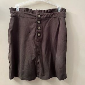 Button  mini skirt